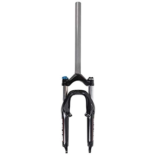 Tenedores de bicicleta de montaña : WYJW Suspensión Horquilla de suspensión de Bicicleta Plegable de 20 Pulgadas Amortiguador MTB Horquilla de Aire Horquilla mecánica extendida Disco / Amortiguación de Freno en V Ajuste d