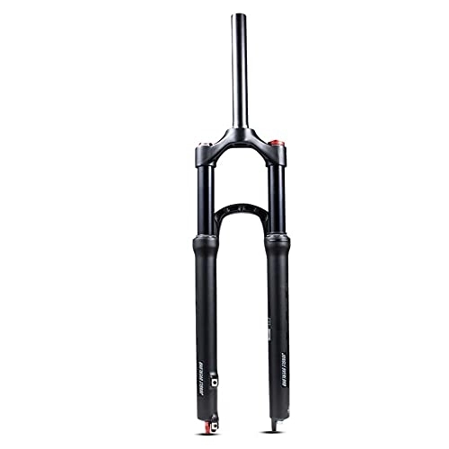 Tenedores de bicicleta de montaña : XYSQ Horquilla Suspension Bicicleta De Montaña Aire 26 / 27, 5 / 29 Pulgadas Recorrido De 100 Mm Freno De Disco QR 9 Mm (Color : Black, Size : 29 Inch)