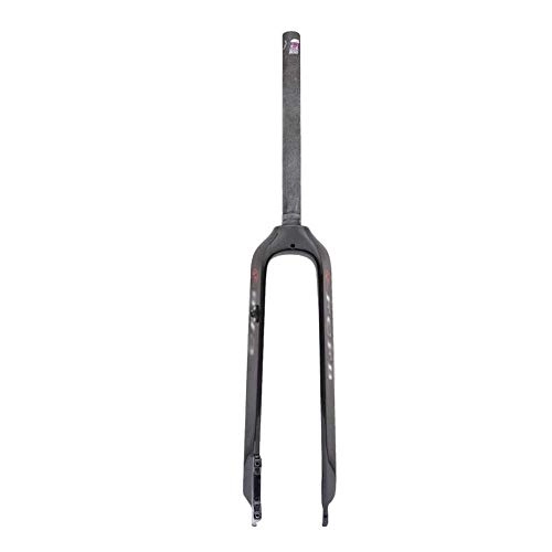 Tenedores de bicicleta de montaña : YANYUN Horquilla para Bicicleta MTB 26 27.5 29 Pulgadas Negro Ultraligero 3K Carbono Bicicleta Suspensión Freno De Disco 1-1 / 8" QR 530g, 26er