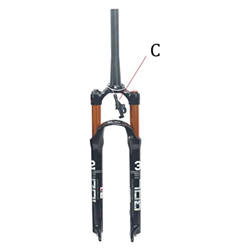 Tenedores de bicicleta de montaña : YBNB Horquilla De Suspensión - Amortiguador Delantero De Bicicleta De Montaña De Aleación De Magnesio Accesorio para Bicicleta Delantera 26 Pulgadas / 27, 5 Pulgadas