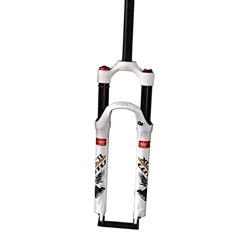 Tenedores de bicicleta de montaña : YBNB Horquilla De Suspensión De Bicicleta De Montaña De 26 Pulgadas, 1-1 / 8 ', Aleación De Aluminio Ligera, MTB, Ciclismo, Control De Hombro, Distancia De Viaje: 100 Mm