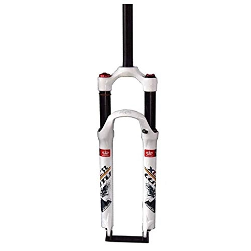 Tenedores de bicicleta de montaña : YBNB Horquilla De Suspensión MTB, 1-1 / 8"28, 6 Mm Aleación De Aluminio 26 / 27, 5 Pulgadas Tubo Recto Control De Hombro De Bicicleta Recorrido 120 Mm