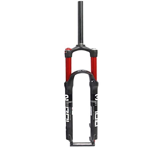 Tenedores de bicicleta de montaña : YBNB Horquilla De Suspensión Negro En Fibra De Carbono Horquilla Bicicleta Montaña Hilo Rígido A Través del Eje 26 Pulgadas