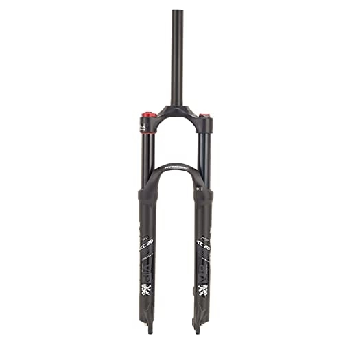 Tenedores de bicicleta de montaña : YouLpoet Ajuste de Rebote de Horquilla de Bicicleta de montaña de aleación de Aluminio de 26 / 27, 5 / 29 Pulgadas, Horquilla Delantera de suspensión neumática de 120mm de Viaje, Negro, 29inch