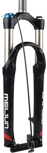 Tenedores de bicicleta de montaña : ZQTG 26 27, 5 Pulgadas Horquilla de suspensión de Bicicleta Smart Lock Moto de Nieve ATV Amortiguador Bloqueo hidráulico 4, 0 de Ancho