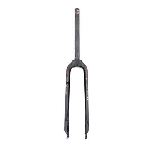Tenedores de bicicleta de montaña : ZQTG Horquilla De Bicicleta MTB 26 27, 5 29 Pulgadas Negro Ultraligero 3K Freno De Disco De Suspensión De Bicicleta De Carbono 1-1 / 8"Qr 530G