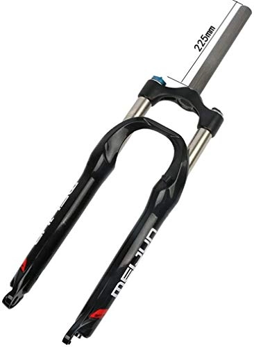 Tenedores de bicicleta de montaña : ZQTG Horquilla de suspensión para Bicicleta, Amortiguador de Bicicleta de montaña, Puente Delantero de aleación de Aluminio de 26", Control hidráulico, Recorrido de 1-1 / 8", 100 mm