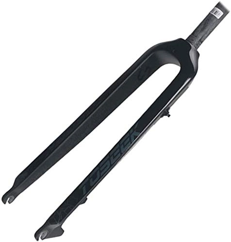 Tenedores de bicicleta de montaña : ZQTG Horquilla Delantera de Carbono para Bicicleta de montaña 27, 5 / 29 Pulgadas Horquilla de suspensión MTB Freno de Disco de 160 mm 1-1 / 8