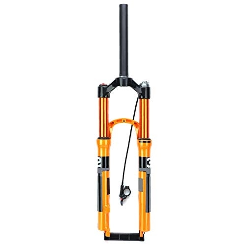 Mountain Bike Fork : 01 02 015 Wire Control Front Fork, Strong Rigidity Bike Front Fork Anti‑Scratch Lubricating Coating for 26In Mountain Bike for Rebound Adjustment