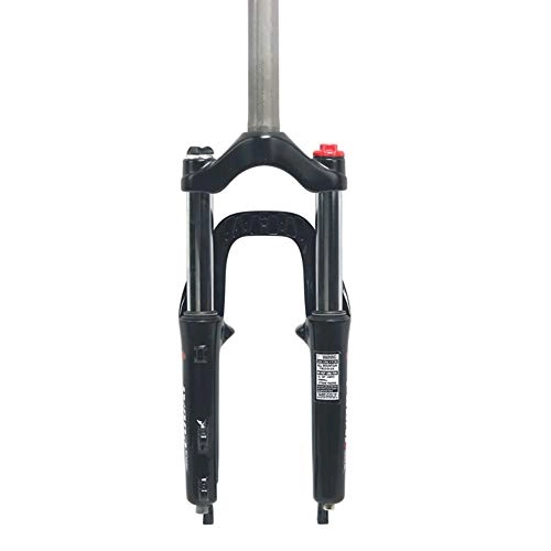 Mountain Bike Fork : 20 inch Forks Suspension, Mountain Bike Front Fork, Suspension MTB Gas Fork, Smart Lock Out Damping Adjust 100mm Travel Straight Tube Bicycle Front Fork