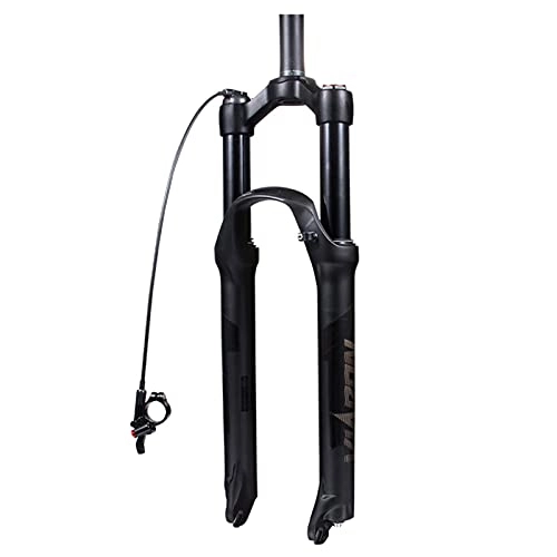 Mountain Bike Fork : 26 / 27.5 / 29 Air Mountain Bike Suspension Forks, Damping Tortoise and Hare Wire Control Adjust Air Pressure Damping Air Fork MTB Bike, Downhill Cycling Remote .A-29 inch