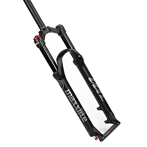Mountain Bike Fork : 26 / 27.5 / 29 Air MTB Suspension Fork, Tapered Steerer and Straight Steerer Front Fork - Downhill Cycling MTB Shock Absorber Air Fork Straight tube-26 inch