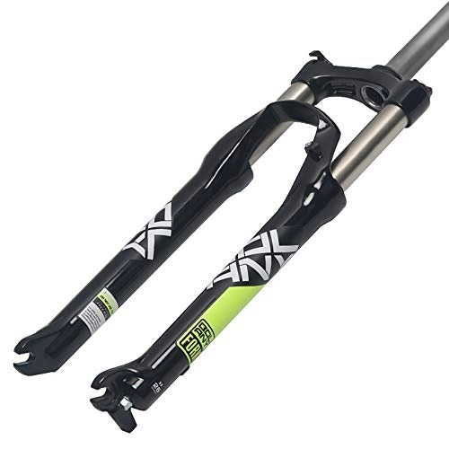 Mountain Bike Fork : 26 / 27.5 / 29 Air Rebound Adjust Suspension Fork, Straight Tube Lockout Mountain Bike Forks Downhill forks, Gas Shock Absorber XC / AM / FR Bicycle B, 26inch