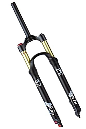Mountain Bike Fork : 26 / 27.5 / 29'' Disc Brake Bicycle Front Fork Air Shock Absorber Travel 115mm with Damping 1-1 / 2 1-1 / 8 Bike Suspension Forks QR 9mm MTB Air Suspension Fork 1700g