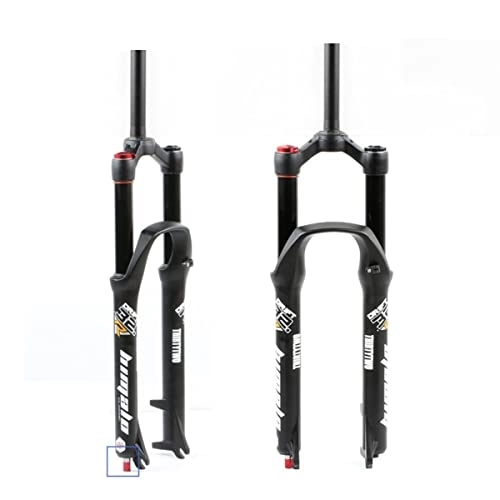 Mountain Bike Fork : 26 / 27.5 / 29 In Air Mountain Bike Suspension Fork Straight Tube 28.6mm QR 9mm Travel 120mm Rebound Adjust Bike Air Fork Manual Lockout MTB Forks For XC / AM Bicycle ( Color : Black , Size : 26in )