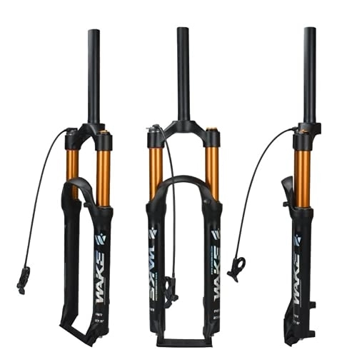Mountain Bike Fork : 26 / 27.5 / 29 inch Magnesium Alloy Mountain Bike Front Fork 120mm Suspension Travel MTB Front Fork Air Pressure Shock Absorber Fork Bicycle Accessories (26)