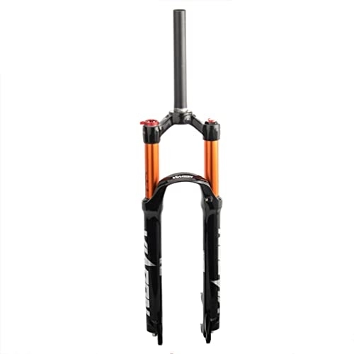 Mountain Bike Fork : 26 / 27.5 / 29 Inch Mountain Bike Forks Aluminium Magnesium Alloy Straight Tapered Tube Manual Remote Lockout Adjustable MTB Bicycle Fork Solo Air Bicycle Front Suspension(Size:26, Color:Tapered Remote)