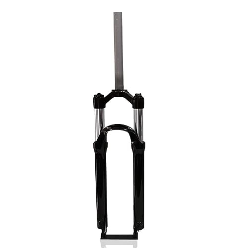 Mountain Bike Fork : 26 / 27.5 / 29 Inch MTB Suspension Fork 1 1 / 8'' Straight Tube Manual / Remote Lockout 100mm Travel QR Disc Brake Front Fork (Color : 27.5''Black, Size : Manual Lockout)