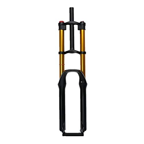 Mountain Bike Fork : 26 / 27.5 / 29 Inches Mountain Bike Front Fork, Double-Shoulder Damping Air Fork / Straight Tube 28.6 * 270mm / Stroke 100~135mm / 32mm Teflon Inner Tube / Opening 100MM