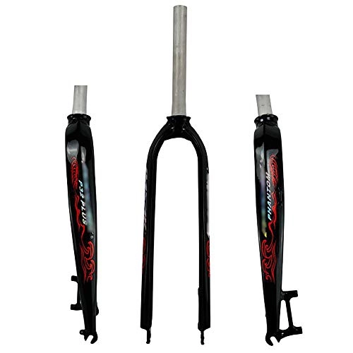 Mountain Bike Fork : 26 / 27.5 / 29 Inches MTB / Mountain Bike Front Fork, Aluminum Alloy / Standpipe 28.6 * 225mm / Opening 100mm / Oil-Cast Special-Shaped Hard Fork / Pure Disc Brake