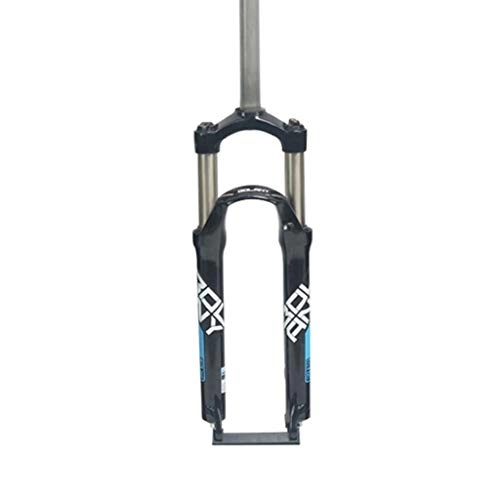 Mountain Bike Fork : 26 / 27.5 / 29″ Mechanical MTB Suspension Fork, Rebound Adjust Straight Tube QR 9mm Travel 85mm Manual Lockout Mountain Bike Forks XC Bicycle (Color : Black-2, Size : 27.5in)
