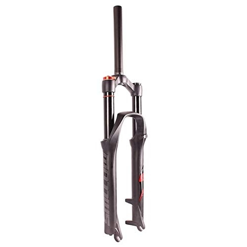 Mountain Bike Fork : 26 / 27.5 / 29 Mountain Ultralight Bicycle Air Front Fork, Ultralight Aluminum Alloy Straight Tube QR 9mm MTB Suspension Fork (Manual / Remote Lockout)(Size:29 INCH, Color:A)