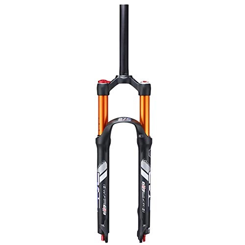 Mountain Bike Fork : 26 / 27.5 Inch Mountain Front Fork Double Air Chamber Fork Bicycle Shock Absorber Front Fork Air Fork Straight Manual Lockout Supension Air Fork B, 26inch