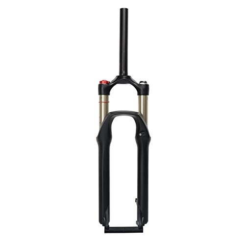 Mountain Bike Fork : 26 / 27.5 MTB Forks, Ultralight Magnesium Alloy Straight Tube Manual Lockout Mountain Bike Air Suspension Fork QR 9mm(Color:27.5 INCH)