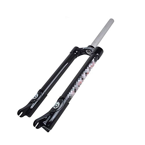 Mountain Bike Fork : 26-Inch MTB / Mountain Bike Front Fork, 3K Carbon Fiber Disc Brake Fork / Disc Brake / Lightweight / Standpipe 28.6 * 240mm / Straight Tube / Open Gear 100mm