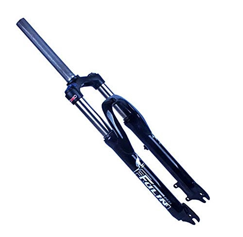 Mountain Bike Fork : 26inch Mountain Bike Suspension Fork Air Pressure Front Fork Shock Absorber Bicycl Parts Travel:110mm - black