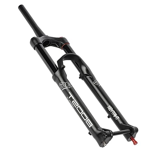 Mountain Bike Fork : 27.5 29" Mountain Bike Shock Air Fork BOOST Downhill DH AM MTB Front Fork 110*15mm Thru Axle Travel 160MM Damping Adjustment Shoulder Control 1-1 / 2" Disc Brake For TRAIL ( Color : Black , Size : 29" )
