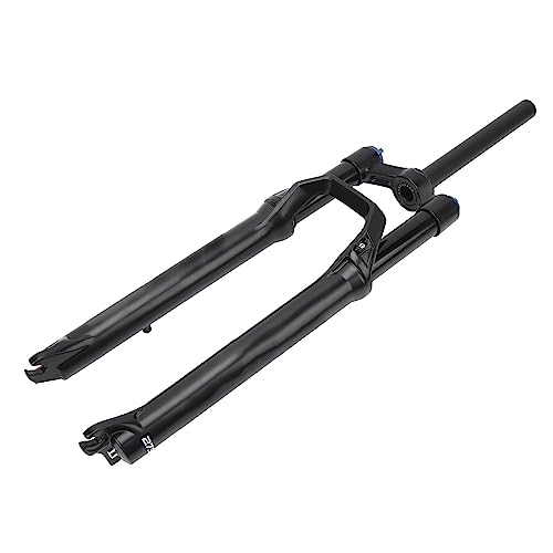 Mountain Bike Fork : 27.5 Inch Mountain Bike Front Fork Double Air Chamber Fork Bicycle Shock Absorber Manual Lockout 120 Stroke
