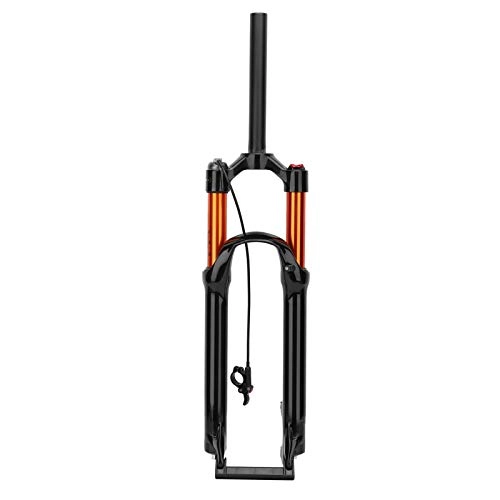 Mountain Bike Fork : 27.5in Air MTB Suspension Fork, Bike Front Fork Bicycle Single Air Chamber Front Fork Wire Control Crown Lockout Mountain Bike Forks