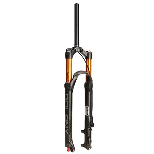 Mountain Bike Fork : aiNPCde 26 27.5 29 Inch Air MTB Suspension Fork, Rebound Adjust QR 9mm Travel 120mm Mountain Bike Forks Ultralight Magnesium Alloy (Color : Straight remote lockout, Size : 29 inch)