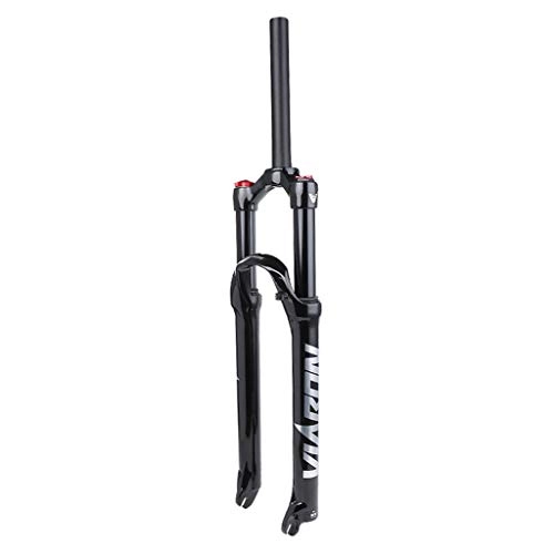 Mountain Bike Fork : aiNPCde 26 / 27.5 / 29 Inch MTB Mountain Bike Suspension Fork Bicycle Cycling Front Forks Black, Titanium / Silver Label (Color : A, Size : 29 inches)