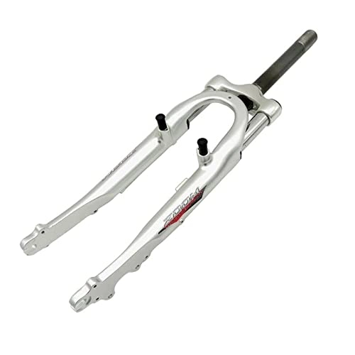 Mountain Bike Fork : aiNPCde 26" Disc Brake V Brake Touring Fork Suspension Fork Spring Front Fork 1-1 / 8 inch Tooth Top Tube Suitable for Bikes with Disc Bakes and Rim Brakes (Color : Silver, Size : 26inch)