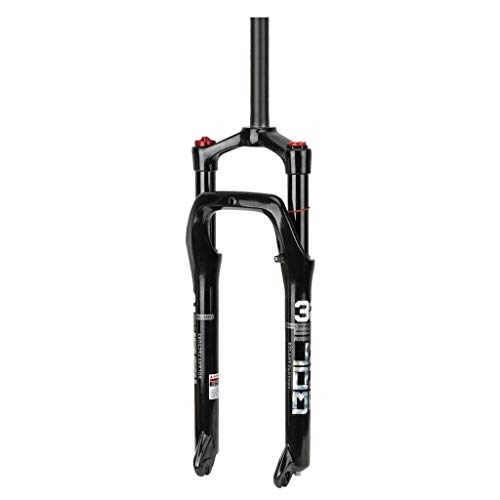 Mountain Bike Fork : aiNPCde 26 Inch Bike Suspension Fork Alloy Air Forks, for 4.0" Tire Beach Snow MTB Electric Bicycle Width 135mm - Black / 2270g