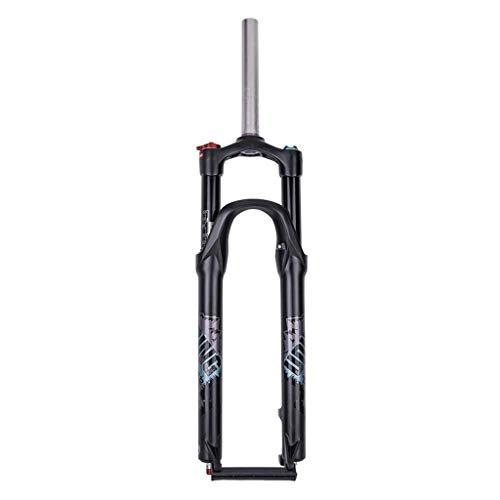 Mountain Bike Fork : aiNPCde 29" MTB Bike Suspension Fork, Magnesium Alloy 1-1 / 8" Travel: 120mm Air Front Forks - Black