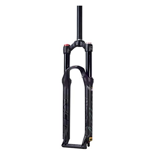 Mountain Bike Fork : aiNPCde Bicycle Fork 26 27.5 Inch Mountain Bike Suspension Forks 1-1 / 8" Light Alloy Travel: 120mm Air System - Black (Color : B, Size : 27.5 inches)