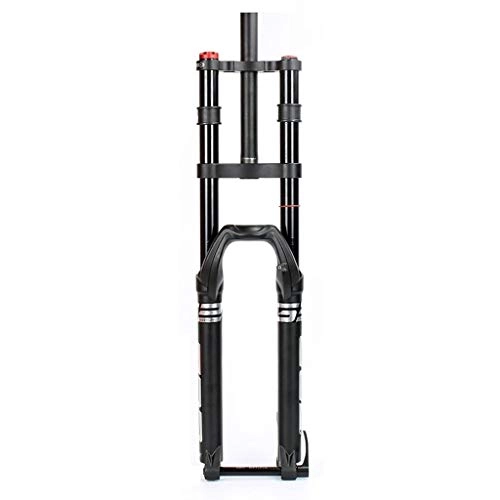 Mountain Bike Fork : aiNPCde Bike Downhill Air Suspension Front Fork MTB 27.5" 29" Double Shoulder Alloy Travel 150mm with Damping Adjustment and Locking Function (Color : 27 inches)