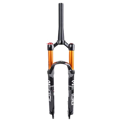 Mountain Bike Fork : aiNPCde Mountain Bike MTB Front Suspension Fork 26" 27.5" 29" Wheel 1-1 / 8", Quick Release Aluminum Alloy Air Forks Travel 120mm (Color : Tapered-manual lockout, Size : 29 inch)