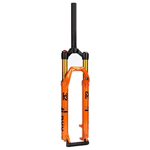 Mountain Bike Fork : aiNPCde Mountain Bike Suspension Front Forks MTB Bicycle 27.5 29 Inch Wheel Quick Release Disc Air Fork (Color : Orange, Size : 29 inches)