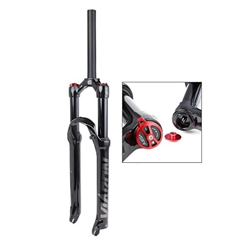 Mountain Bike Fork : aiNPCde MTB Cycling Suspension Fork 26" 27.5" 29" Mountain Bike Front Forks Travel:120mm Black, Silver Label (Color : Titanium, Size : 27.5 inches)