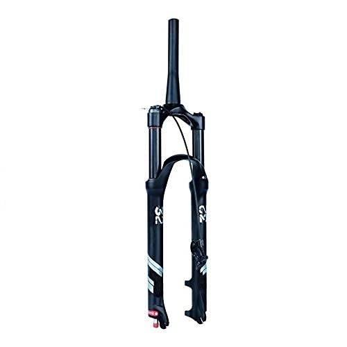 Mountain Bike Fork : Air Fork, 26 / 27.5 / 29 Inch Straight / Cone Tube Suspension Fork with Rebound Adjustment Stroke 140mm Axis QR 9mm for MTB BIKEe