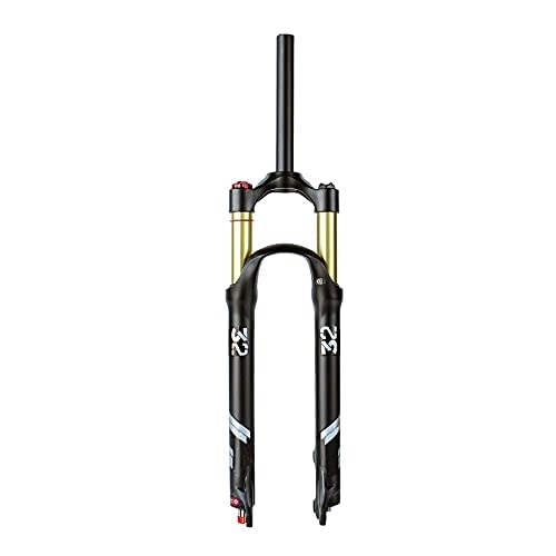 Mountain Bike Fork : Air Fork Bicycle Shock Absorber Forks, 26 / 27.5 / 29 Inch, Travel 130mm 1-1 / 8 Straight Tube Air Fork Rebound Adjustment, for MTB BIKEe Suspension