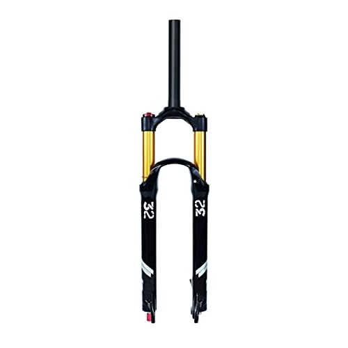 Mountain Bike Fork : Air Fork Magnesium Alloy Front Fork, 26 / 27.5 / 29 Inch Travel 130mm Mountain Bike Air Suspension Fork Manual Lockout, Bicycle Accessories Suspension