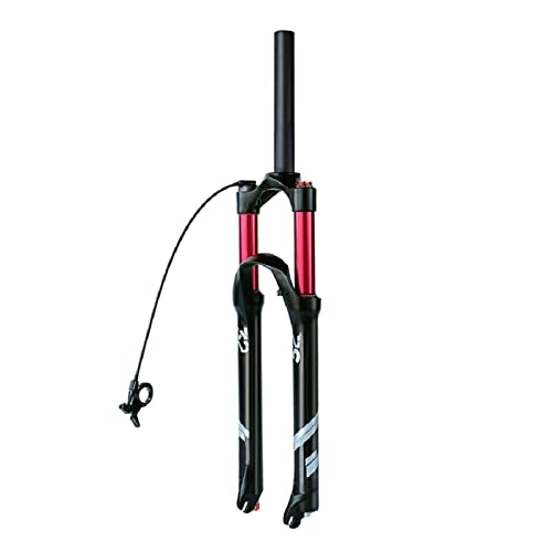 Mountain Bike Fork : Air Fork, Straight / Cone Tube Stroke 120mm 26 / 27.5 / 29 Inch Rebound Adjustment QR 9mm MTB Bicycle Fork Manual / Remote Lock