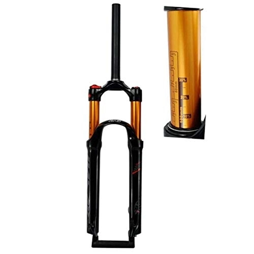 Mountain Bike Fork : Air Mountain Bike Suspension Fork 26 27.5 29 Inch Straight Tube 1-1 / 8" QR 9mm Travel 100mm Manual / Crown Lockout MTB Forks 1790g Bicycle Cycling