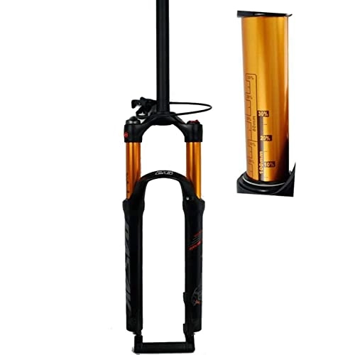Mountain Bike Fork : Air Mountain Bike Suspension Fork 26 27.5 29 Inch Straight Tube 1-1 / 8" QR 9mm Travel 100mm Manual / Crown Lockout MTB Forks 1790g Bicycle Cycling