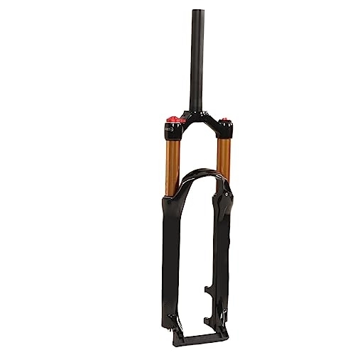 Mountain Bike Fork : Airshi Bicycle Front Fork, Manual Locking Mountain Bike Suspension Fork Straight Handlebar for Road
